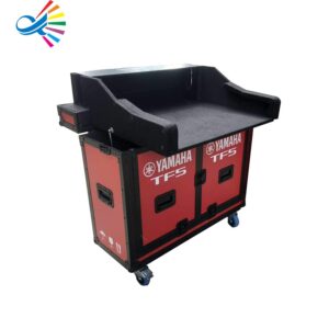 Orange Hydraulic Flight Case for YAMAHA TF5 Mixer