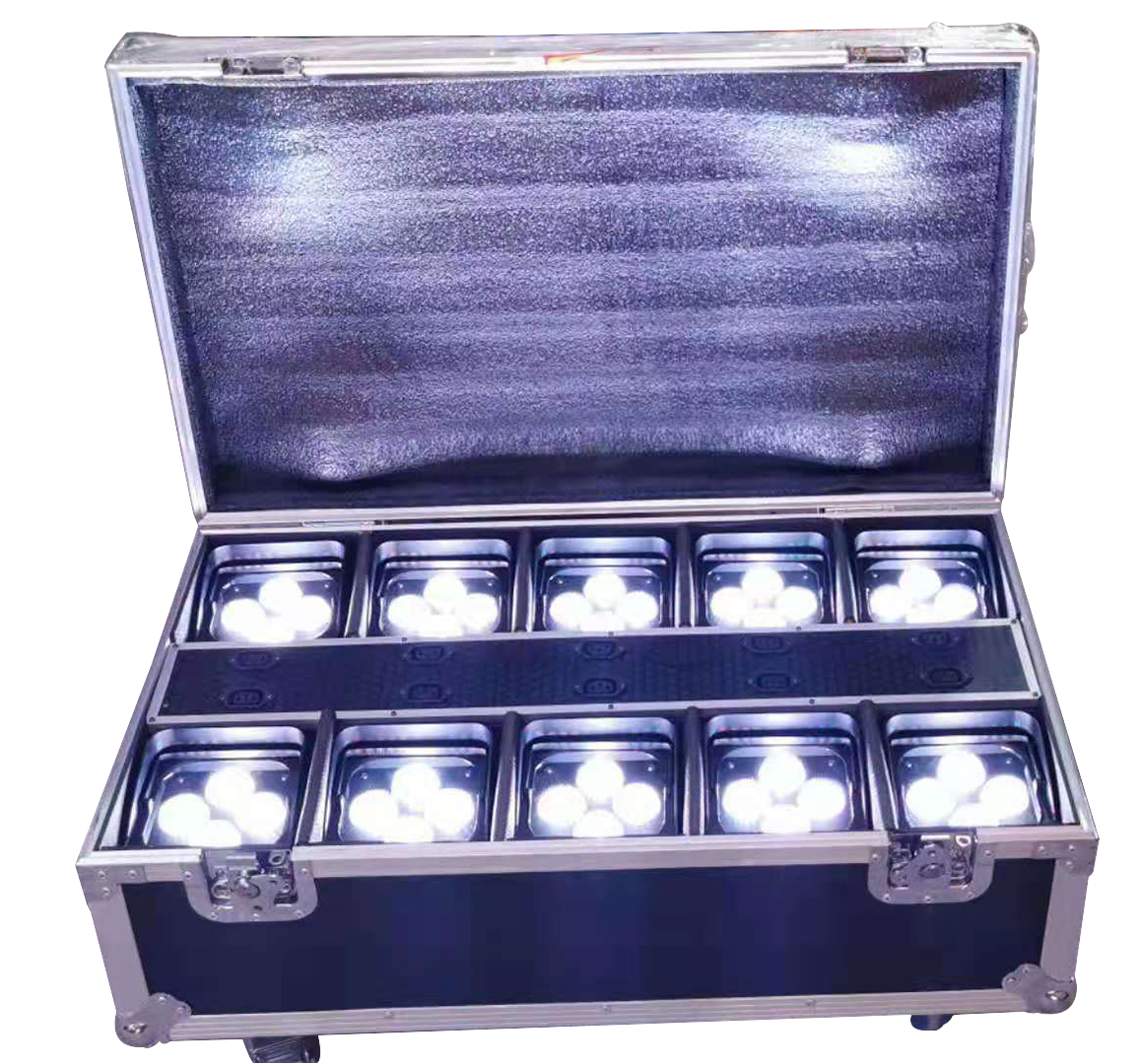 Rechargable Flight Case for Battery Par Light